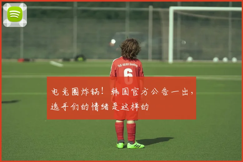 电竞圈炸锅!韩国官方公告一出,选手们的情绪是这样的
