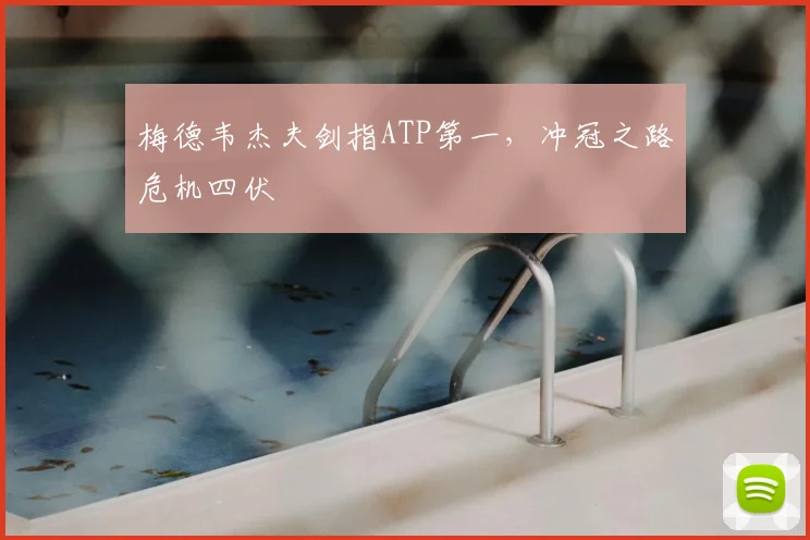 梅德韦杰夫剑指ATP第一,冲冠之路危机四伏